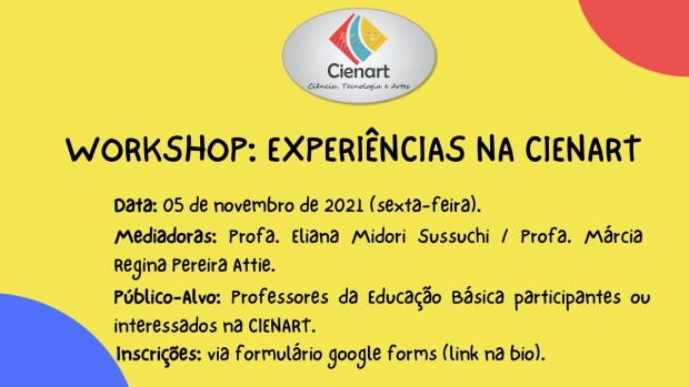 Workshop: Experiências na CIENART